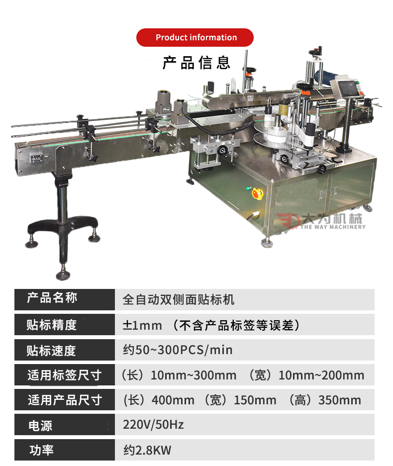 全自動雙側(cè)面貼標(biāo)機(jī)(圖3)